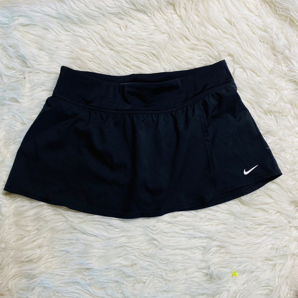 Nike Shorts Skirt Swim Womens Medium Tennis Mini Lined Thigh Slit Pickleball